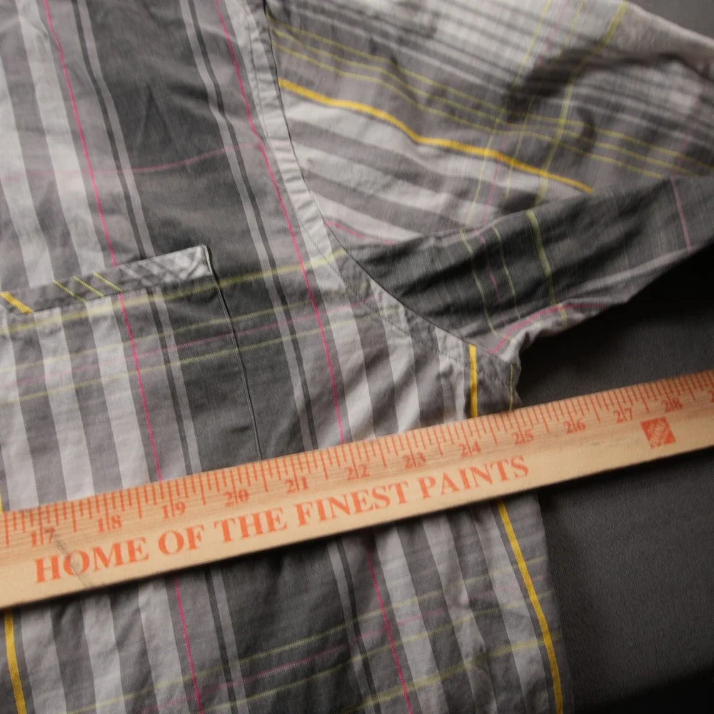 Tommy Bahama Stripe Long Sleeve Men Shirt XXL Vacation Retro Resort Coastal